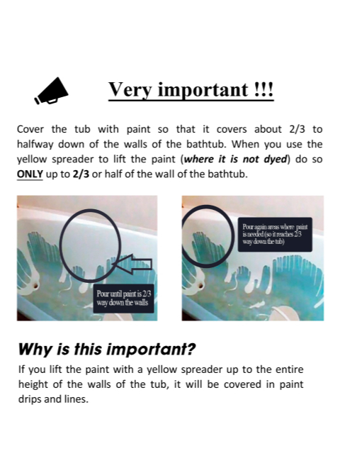 Care Information For Refinished Tubs and Showers